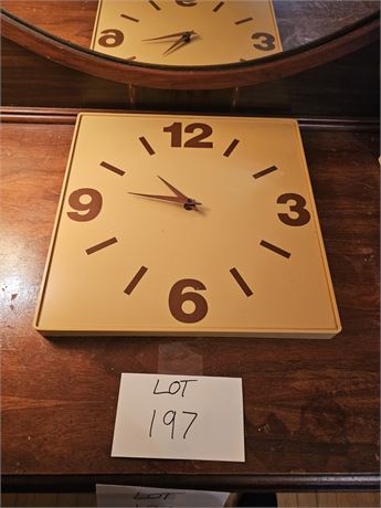 Plastic Wall Clock
