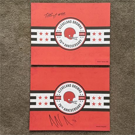 Cleveland Browns 2021 Training Camp AUTOGRAPHS