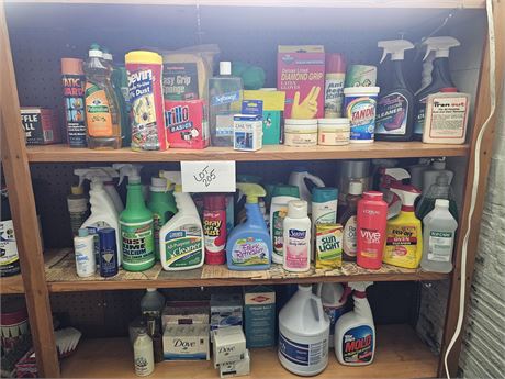 Large Lot of Cleaning Supplies / Health & Beauty / Laundry & More