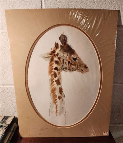 Original Giraffe Painting/Drawing