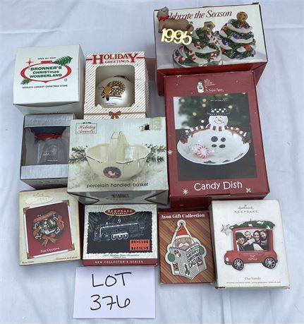 Vintage Christmas Decor- Hallmark, Avon, Bronners & More