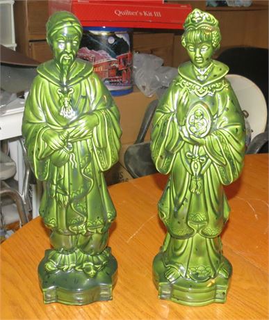 Vintage Ceramic Asian Inspired Figures