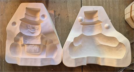 Clay Magic Large Snowman Basket