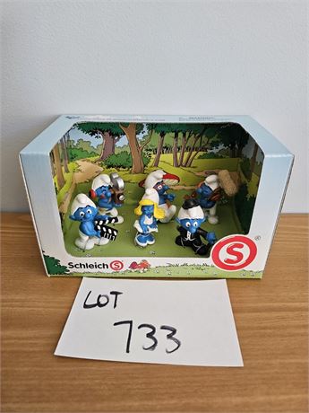 Schleich "The Smurfs" 2010 Movie Playset