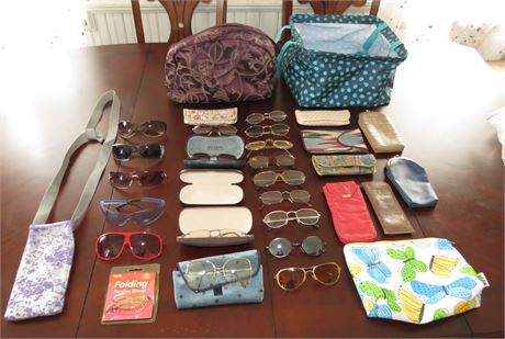 Glasses, Sunglasses, Cases