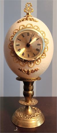 Ostrich Egg Clock