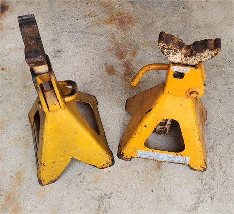 6 Ton Steel Jack Stand Pair 1 of 2