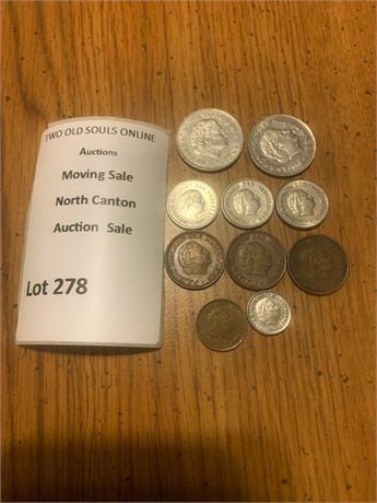 Netherlands Coin Lot of 10 Various Denominations