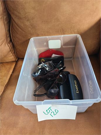 Sunglasses & Cases Lot: Rayban / Elle / Soho / Bebe & More