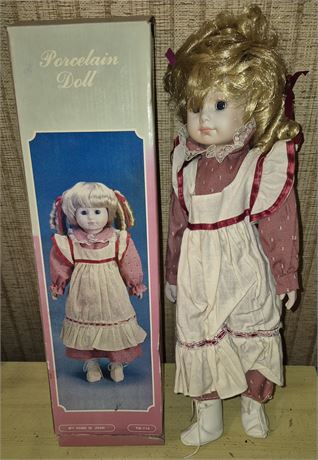 Vintage Porcelain Doll