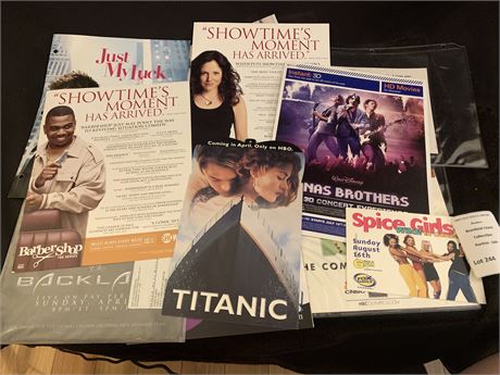 Ephemera Collection - Titanic, Spice Girls, Jonas Brothers, Barbershop & More