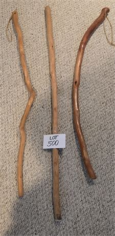 Mixed Side Wood Hiking Sticks