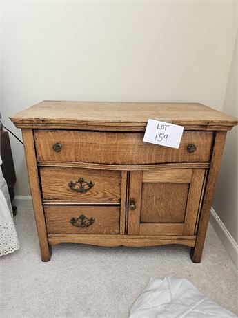 Antique Oak Washstand