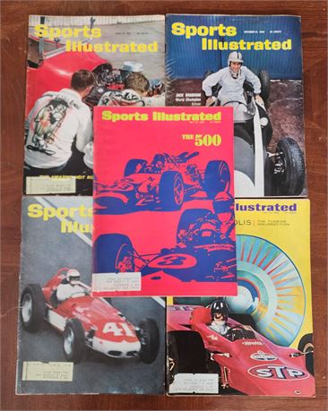 Sports Illustrated 1960's Racing Magazines