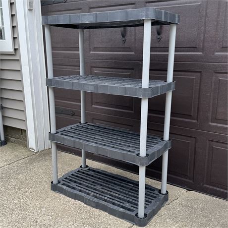 Rubbermaid 4-Tier Shelving Unit - 36 x 17 x 55"T