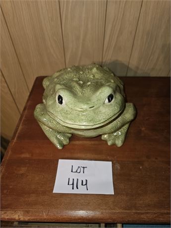 Large Ceramic Garden Frog