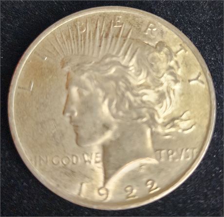 1922 Silver Peace Dollar