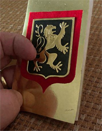 Niquea.D Gold Leaf Lion Blank Greeting Cards  Paper Cut-Out Toys Lot