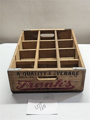 Wood Frank's Beverage Crate