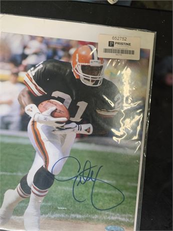 Autographed Eric Metcalf Cleveland Browns Photo & More
