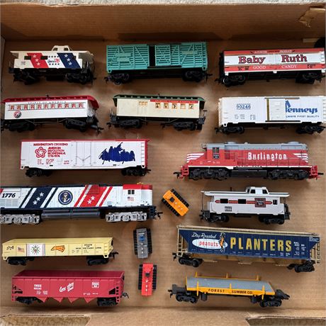 VTG Tyco Mantua HO Scale Spirit of 76, Burlington Locomotive & MUCH MORE