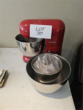 Cheftronic Red Mixer