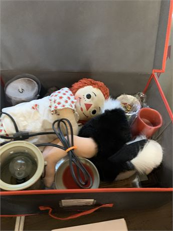 Box Lot of Collectibles and Home Decor