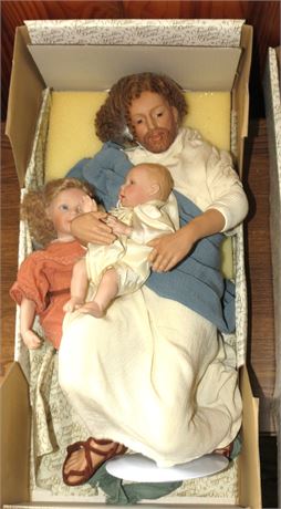 Franklin Heirloom Dolls: Jesus, Children