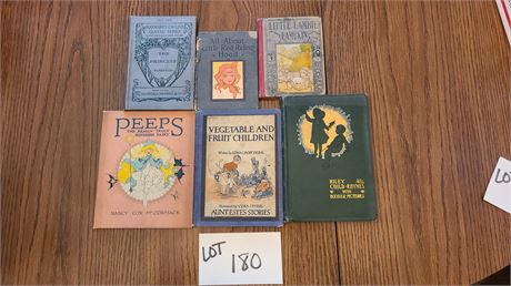 Antique Child Youth Books:The Princess/Lamkins/Little Red Riding-hood & More