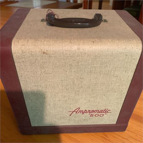 Ampro Chicago Slide Projector Changer Ampromatic 500 Model W/Case