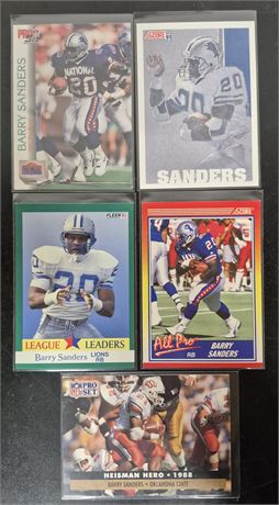 Barry Sanders Cards