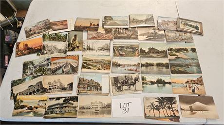 Mixed Early 1900's Travel Postcards