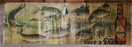 Duquesne Fish Beer Banner