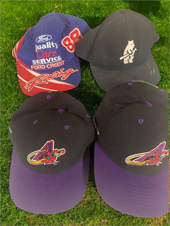 Hat Lot - Akron Aeros (1998 Opening Day), Chicago Cubs, Ford Credit Racing #88