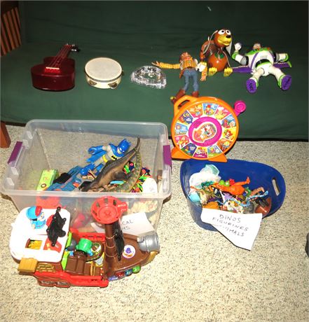 Assorted Toys: Toy Story, Musical, Action Figures, Etc