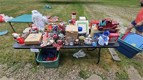 Large Christmas Cleanout: Candles,Figurines,Lights,Ornaments & More