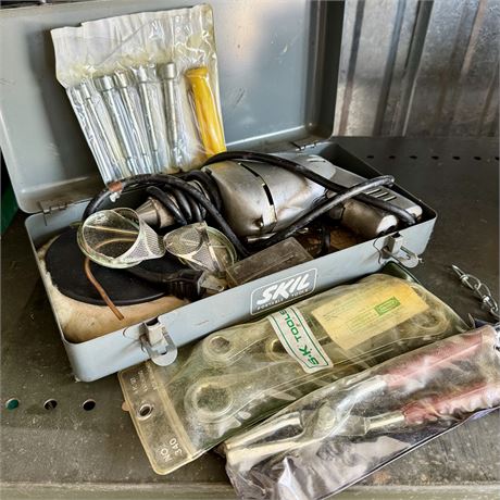 Vintage Skil Drill, S-K Box Wrenches and More