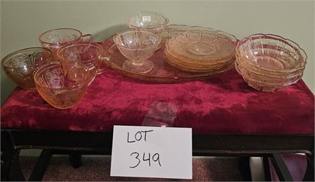 Jeanette Glass Cherry Blossom Sherberts, Berry Bowls & More