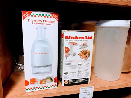 Shelf Cleanout - KitchenAid, The Euro Chopper, Pitchers, Thermal Carafes & More