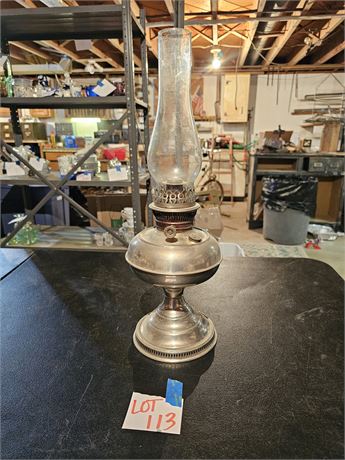 Silver Rayo Kerosene Lamp