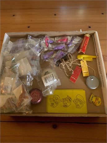 Vintage Cereal Box Toy Prize Lot