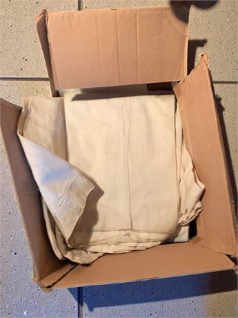 Vintage Sanforized Industrial White Pants By Voisinet Clumbus, Ohio Size 44