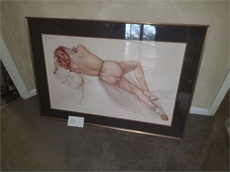 Reproduction 40's-50's Glamour Vargas Print