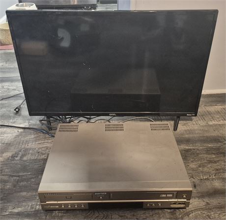 Onn 32" Roku Tv & VHS/DVD Player