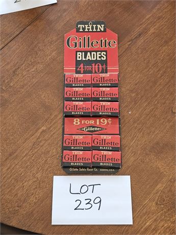 Gillette Thin Razor Blades – Old "New" Store Stock