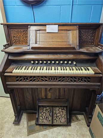 Antique Wood Kimball Pump Organ