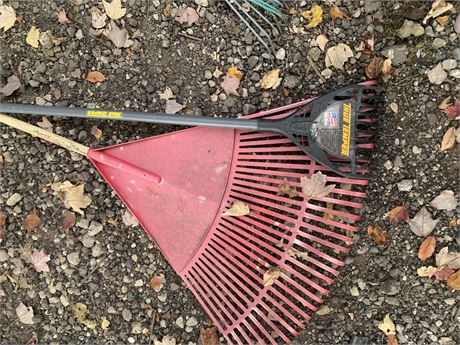 Plastic Rake Lot of 2