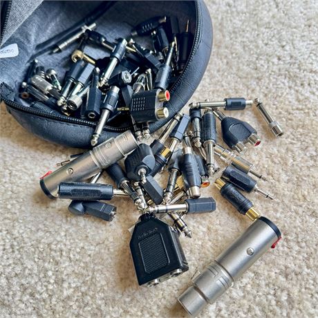 Large Lot of Audio Adapters