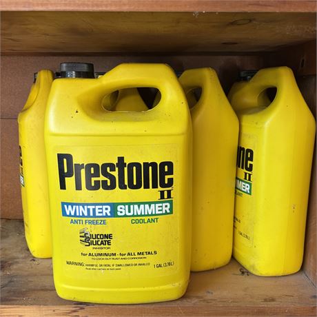 New Prestone II Winter Summer Anti-freeze/Coolant Lot of 5