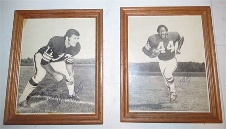 Autographed Cleveland Browns Football Players Photos